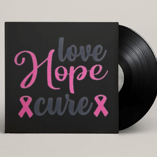 Breast cancer Custom Vinyl Record Sleeves