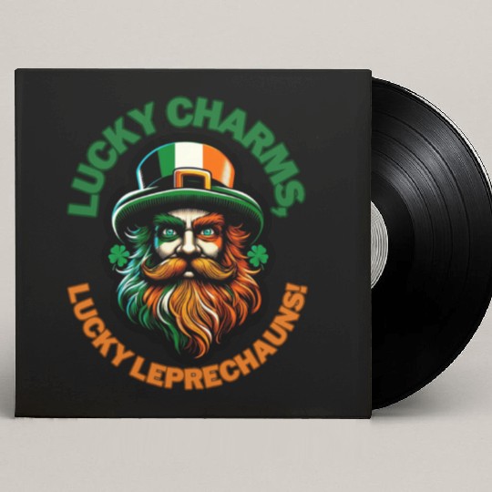 Lucky charms, lucky leprechauns Custom Vinyl Record Sleeves
