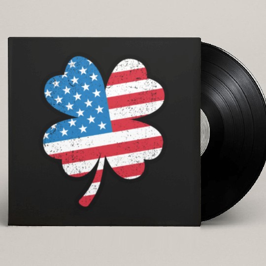 AMERICAN IRISH ST PATRICKS DAY Custom Vinyl Record Sleeves