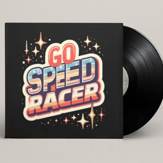 Go speed racer Custom Vinyl Record Sleeves