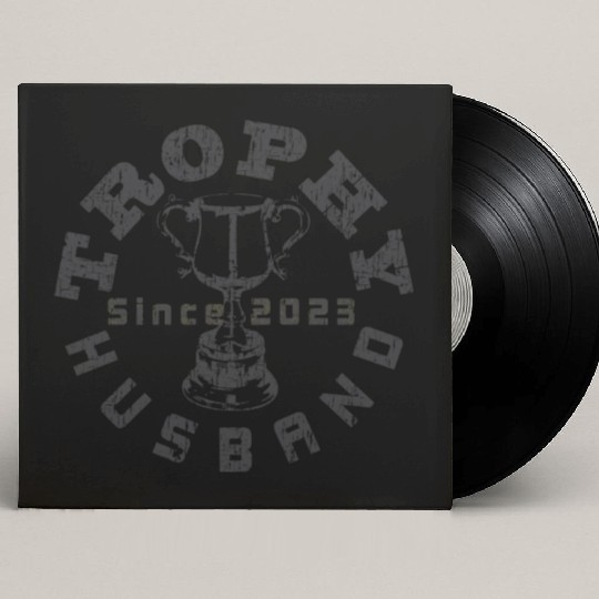 Trophy Husband 2023 Gray Custom Vinyl Record Sleeves