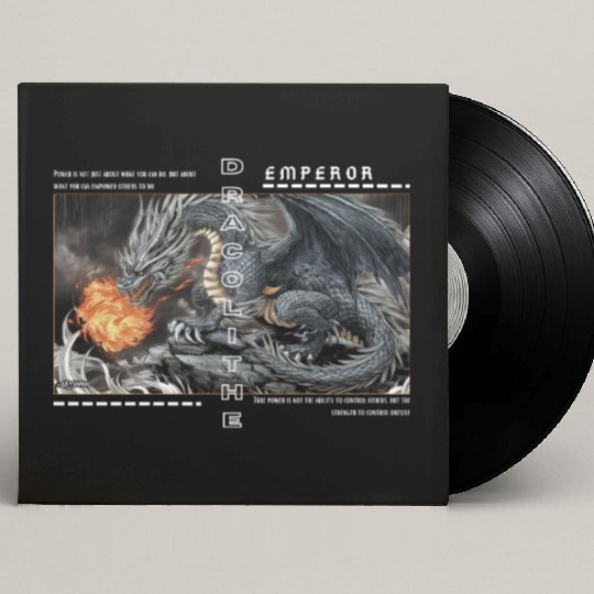 Draco Emperor Custom Vinyl Record Sleeves