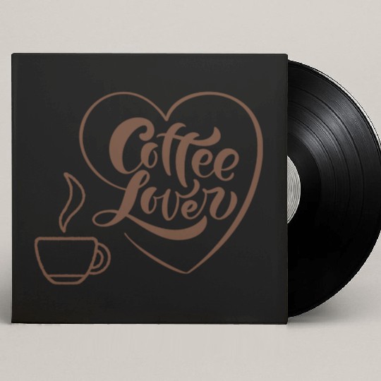 Coffee lover (pd66) Custom Vinyl Record Sleeves