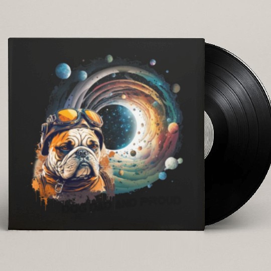 Dog Dad and Proud Custom Vinyl Record Sleeves