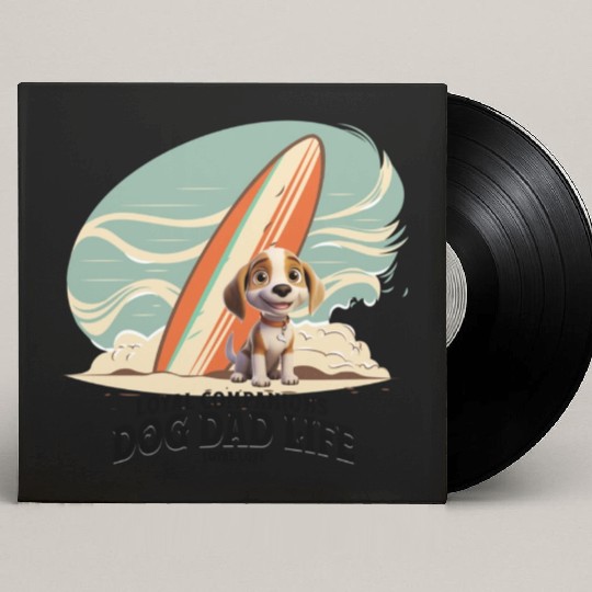 Dog Dad Life Loyal Companions Loyal Love Custom Vinyl Record Sleeves