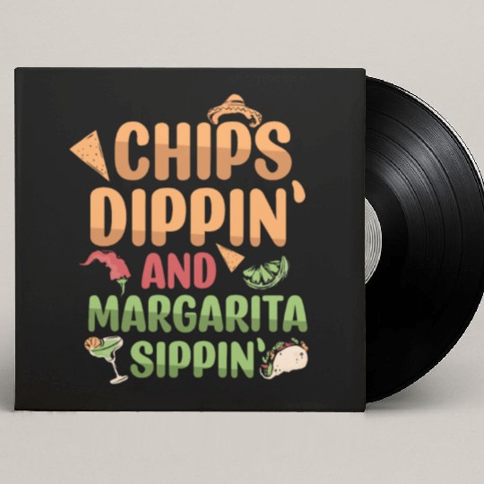 Margarita Sippin' Summer Vibes Custom Vinyl Record Sleeves