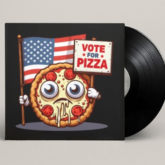 Vote Pizza: US Election Special Custom Vinyl Record Sleeves