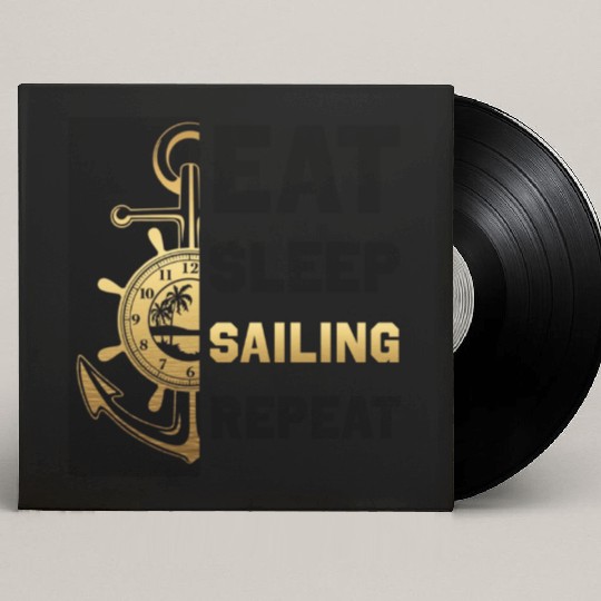 sailor seafarers mariners fun anchor lifestyle sun Custom Vinyl Record Sleeves