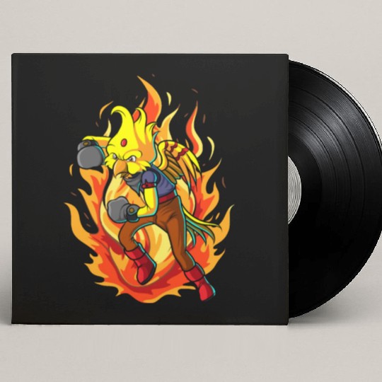 The Boxing Bird of Paradise Custom Vinyl Record Sleeves