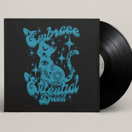 Embrace the existential Dread - Philosophy Custom Vinyl Record Sleeves