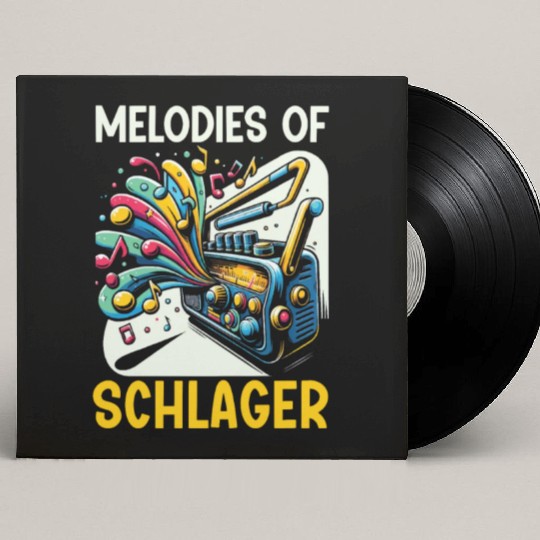German Schlager Singer Germany Music Lover Custom Vinyl Record Sleeves