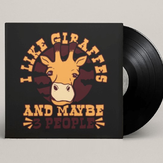 Like Giraffes And Maybe 3 People African Custom Vinyl Record Sleeves