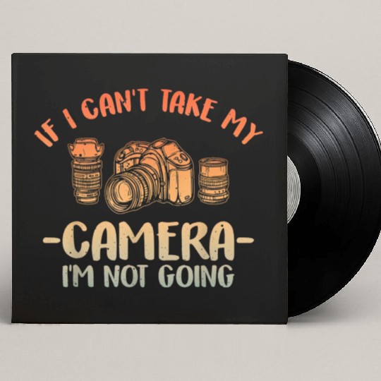 Photography Art For Men Women Camera Lover Photogr Custom Vinyl Record Sleeves