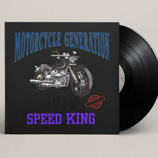 Motorcycle Custom Vinyl Record Sleeves