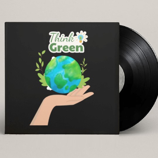 Earth Day Custom Vinyl Record Sleeves
