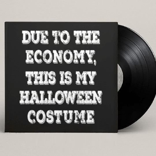 Due To The Economy This Is My Halloween Costume Custom Vinyl Record Sleeves