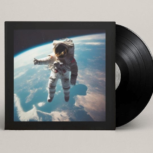 REalistic Astronaut Custom Vinyl Record Sleeves