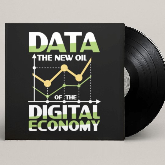 Data The New Oil Of The Digital Economy Custom Vinyl Record Sleeves