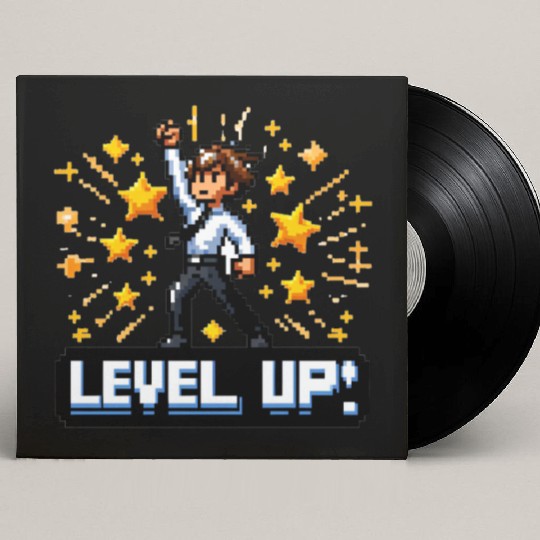 Game On: Triumphant Ascension - Level Up Custom Vinyl Record Sleeves