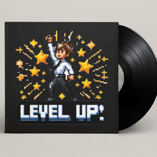 Game On: Triumphant Ascension - Level Up Custom Vinyl Record Sleeves