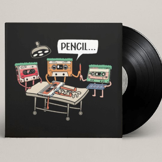 Cassette Tape 80s Music Lover Custom Vinyl Record Sleeves