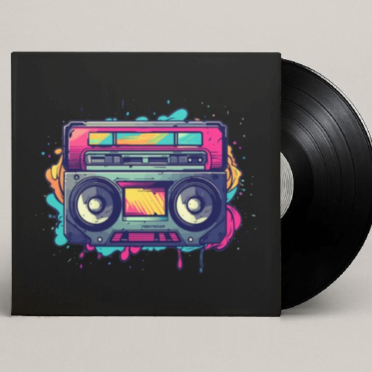 Retro Classic Cassette Tape for a 80s Fan Custom Vinyl Record Sleeves