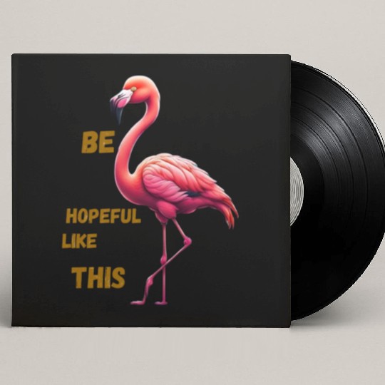 Be hopeful like this Custom Vinyl Record Sleeves