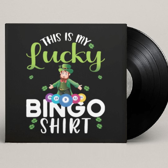 Funny Bingo Player St Patricks Day Custom Vinyl Record Sleeves