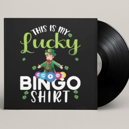 Funny Bingo Player St Patricks Day Custom Vinyl Record Sleeves