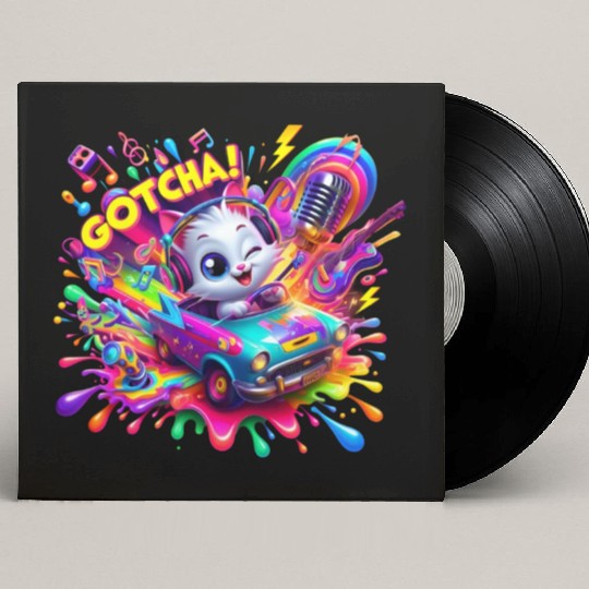 Galactic Vibes: Plosion of Splashes - GoTcha! Custom Vinyl Record Sleeves