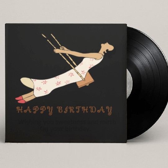 Birthday Bliss- Where Sweetness Meets Joy Custom Vinyl Record Sleeves