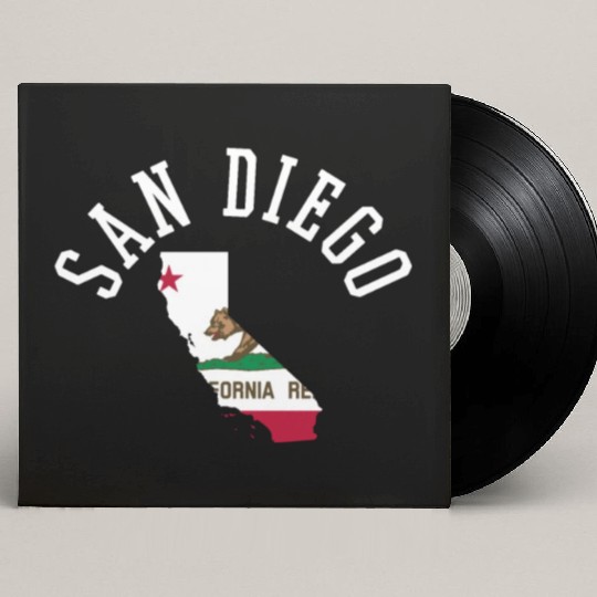 San Diego Patriot USA Flag - Pride & Freedom Custom Vinyl Record Sleeves