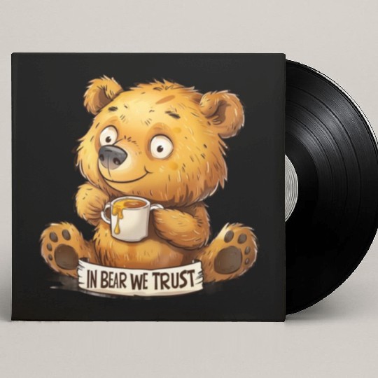 In Bear We Trust Honey vs Coffee Custom Vinyl Record Sleeves