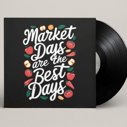 Farmers Market Farmer Agriculture Farming Food Custom Vinyl Record Sleeves