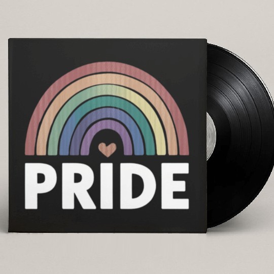 Lesbian Funny LGBT Gay Pride Rainbow Custom Vinyl Record Sleeves