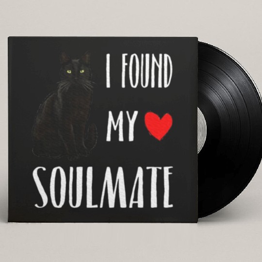 I Found My Soulmate Bombay Cat Lover Best Friend Custom Vinyl Record Sleeves