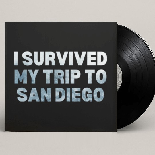 My Trip Traveler Vacation San Diego Custom Vinyl Record Sleeves
