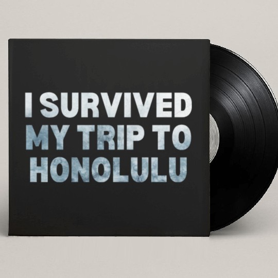 My Trip Traveler Vacation Honolulu Custom Vinyl Record Sleeves