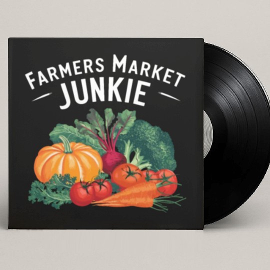 Farmers Market Farmer Agriculture Farming Food Custom Vinyl Record Sleeves
