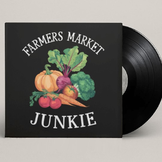 Farmers Market Farmer Agriculture Farming Food Custom Vinyl Record Sleeves