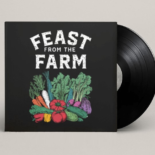Farmers Market Farmer Agriculture Farming Food Custom Vinyl Record Sleeves
