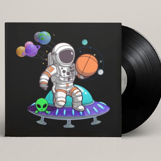 Young Astronauts: Exploring Planets in Space. Custom Vinyl Record Sleeves