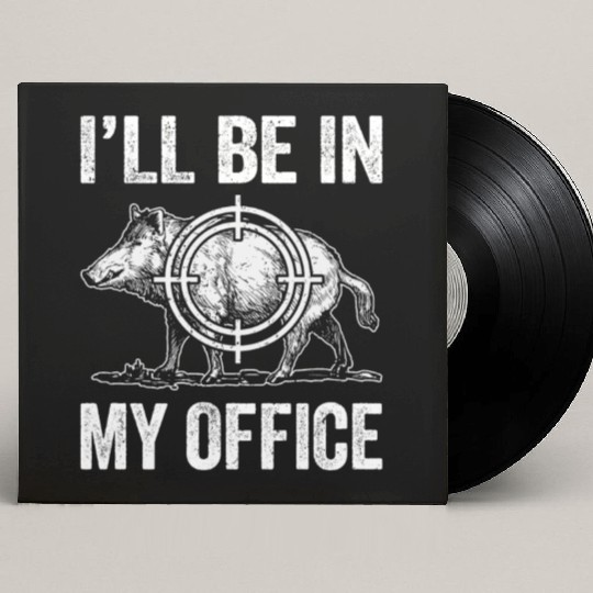 Boar Hunting Funny Wild Hog Hunter Custom Vinyl Record Sleeves