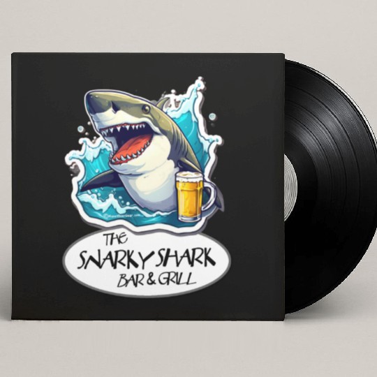 The Snarky Shark Bar & Grill Custom Vinyl Record Sleeves