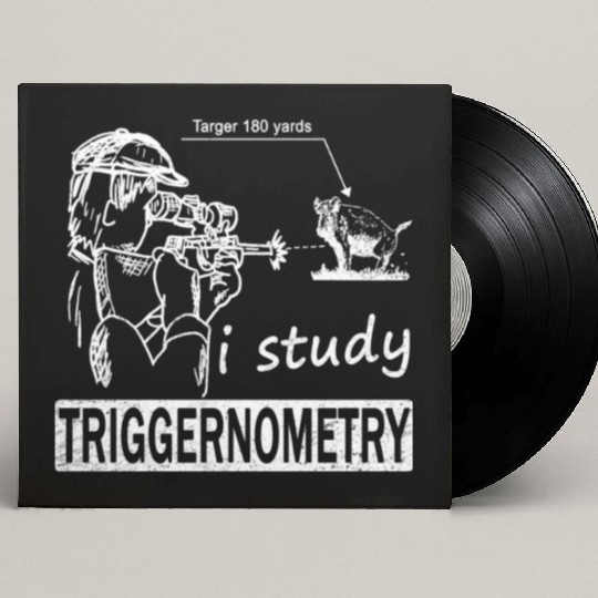 Funny Wild Boar Hunting Wild Hog Hunter Custom Vinyl Record Sleeves