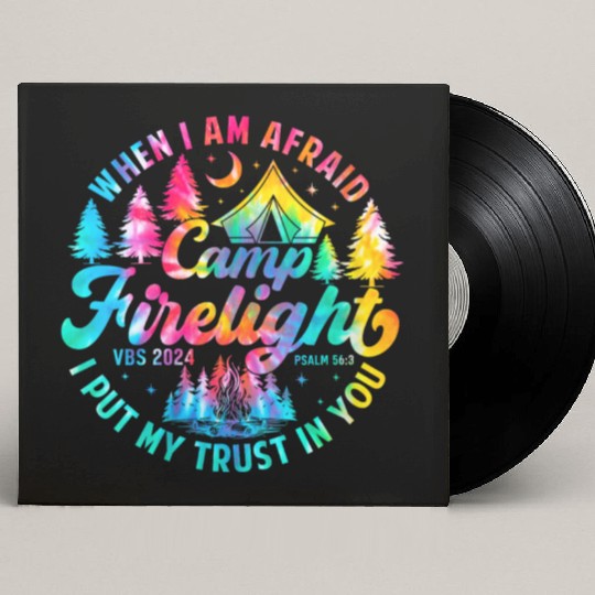 Camp Firelight Vacation Bible School Custom Vinyl Record Sleeves