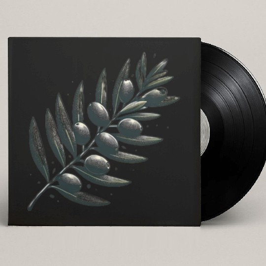 olive branch Custom Vinyl Record Sleeves