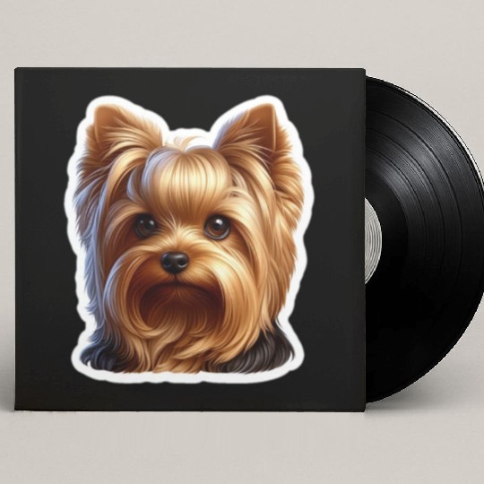 Yorkshire Terrier Custom Vinyl Record Sleeves