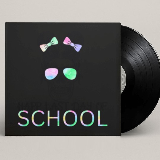 mom lif Happy last day of student's graduation Custom Vinyl Record Sleeves