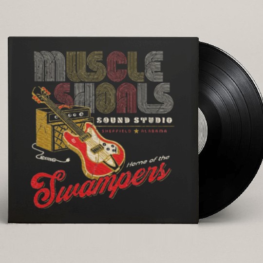 Muscle Shoals Sound Guitar Music Lovers Custom Vinyl Record Sleeves